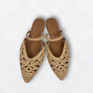 A New Day Vienna Raffia Woven Mule Flats – Size 8.5 (NWT) - WSH-100073